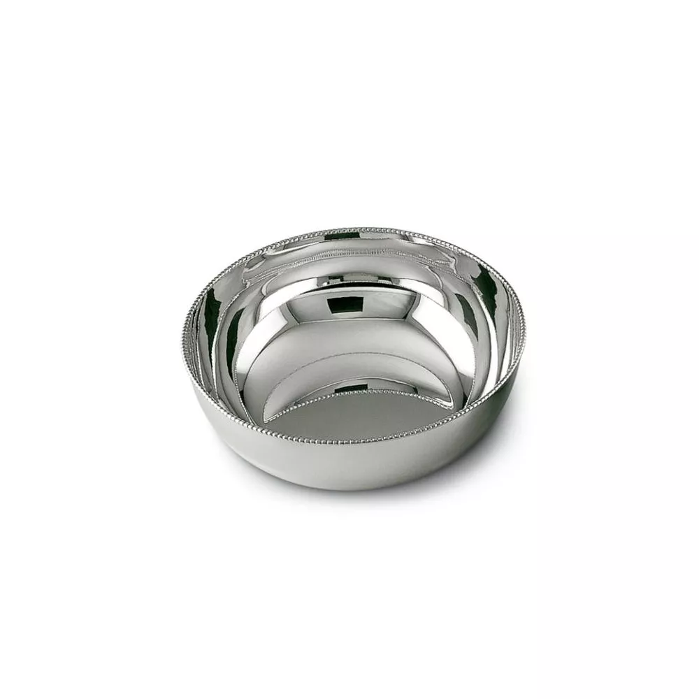 CIOTOLA ROTONDA CM 20 ARGENTO 800 MOD. PERLINE