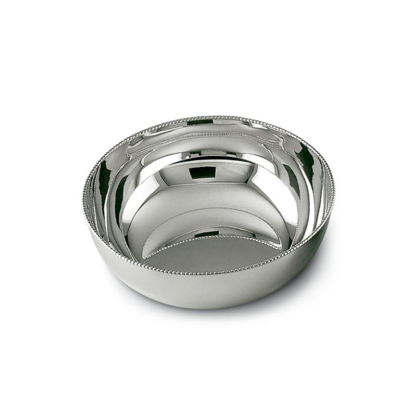 SILVER ROUND BOWL CM 20 MOD. PERLINE