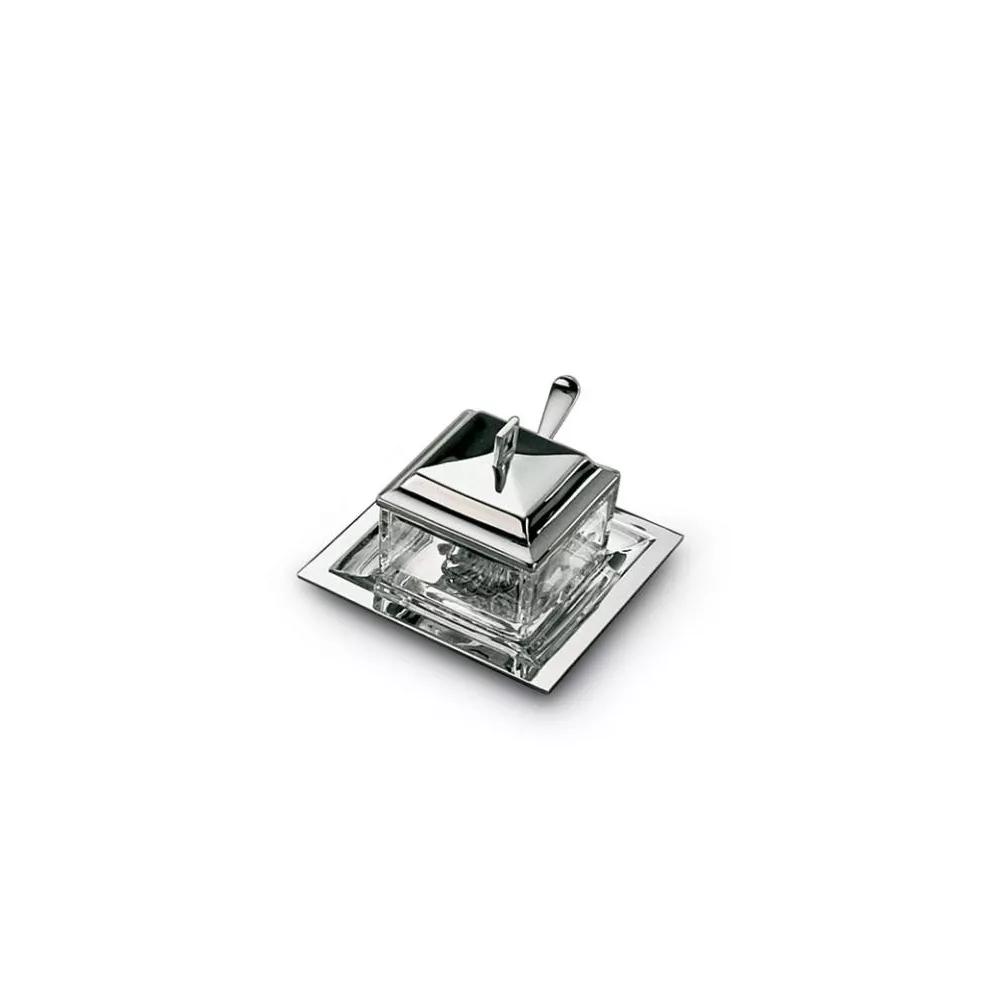 FORMAGGERA QUADRA CM 13 ARGENTO 800 MOD. SPIGOLO