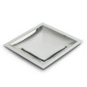 SILVER SQUARE CENTREPIECE  CM 25 MOD. SPIGOLO