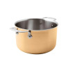 TALL CASSEROLE WITH 2 HANDLES 16 CM, S15600 COPPER 3-PLY 15607-16