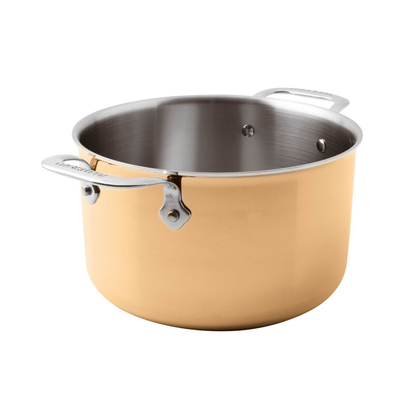 TALL SAUCEPAN WITH 2 HANDLES 20 CM, S15600 COPPER 3-PLY 15607-20