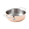 CASSEROLE WITH 2 HANDLES, 24 CM, S15600 COPPER 3PLY 15609-24