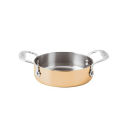 COPPER SAUTE PAN WITH 2...