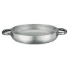 ALUMINUM FRENCH OMELETTE PAN 24 cm WITH 2 HANDLES 16115/24