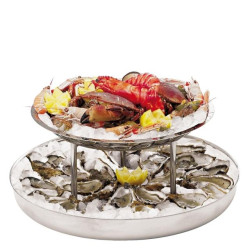 OYSTER PLATE 41591-90 STAINLESS STEEL
