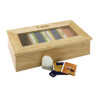 TEA BOX NATURAL WOOD