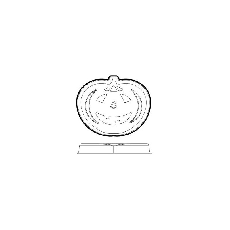 SILICONE JACK LANTERN HALLOWEN MOULD
