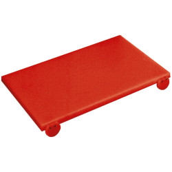 CUTTING BOARD WITH STOPPERS RED
