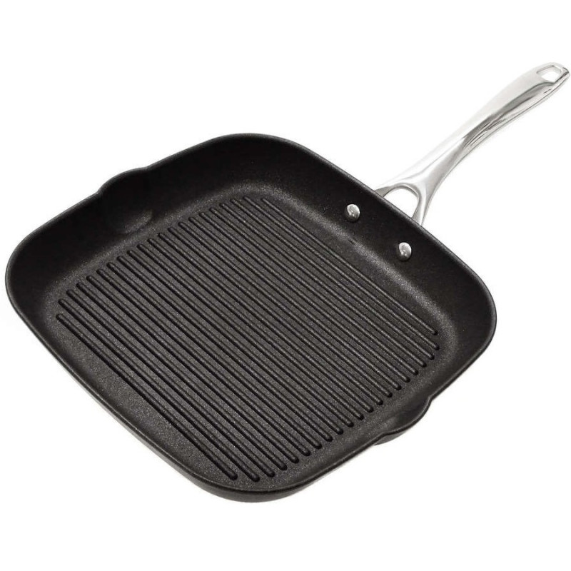 GRILL PAN 28 x 28 CM BLACK TITAN - 8556540282898