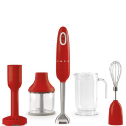 HAND BLENDER WITH ACCESSORIES, 50s STYLE, HBF02