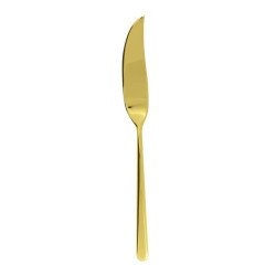 FISH KNIFE LINEAR PVD GOLD...