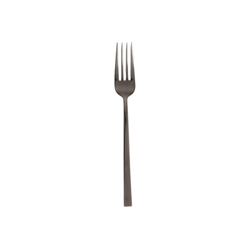 DESSERT FORK 52730B-26 Q LINE PVD BLACK