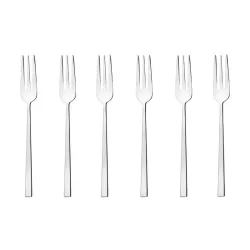 SET OF 6 DESSERT FORKS ROCK...