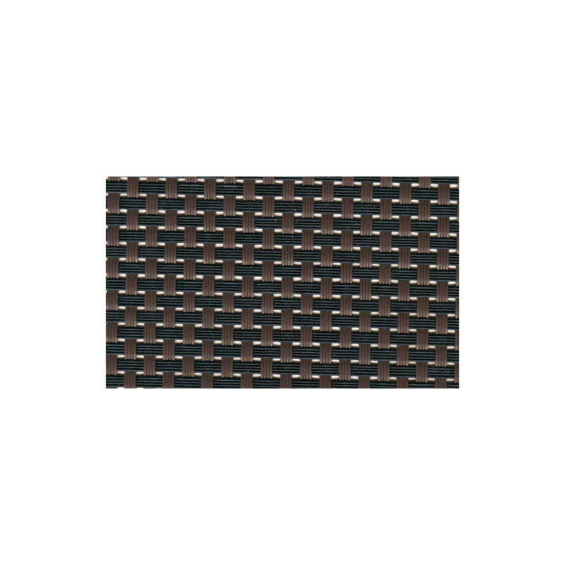 LEATHER PLACE MAT CM 42X33 BROWN/BLACK