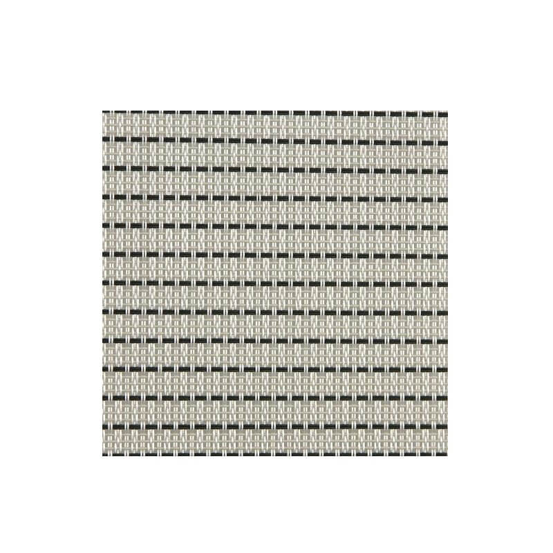 LEATHER PLACE MAT CM 42X33 WHITE PINSTRIPE