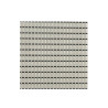 LEATHER PLACE MAT CM 42X33 WHITE PINSTRIPE