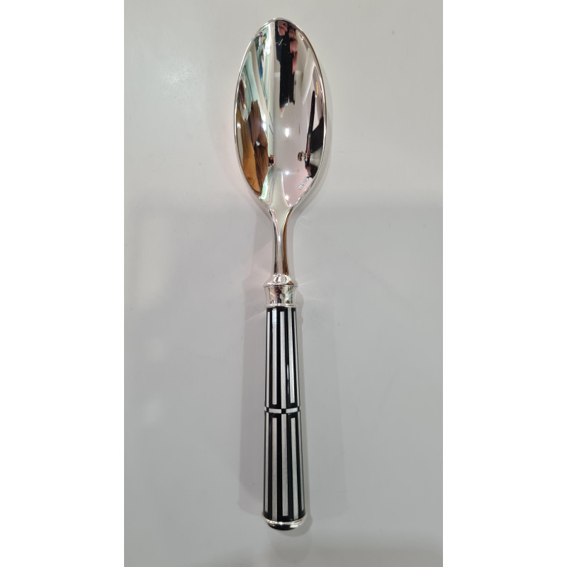 SILVERPLATED TABLE SPOON PAQUEBOT BLACK F600571