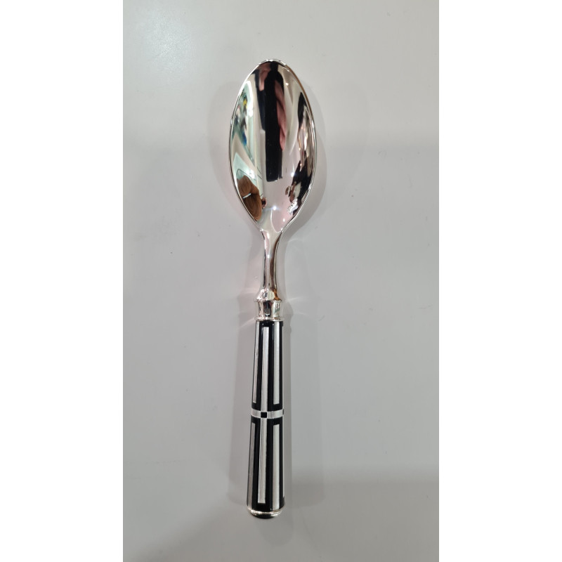 SILVERPLATED COFFEE SPOON PAQUEBOT BLACK F600571