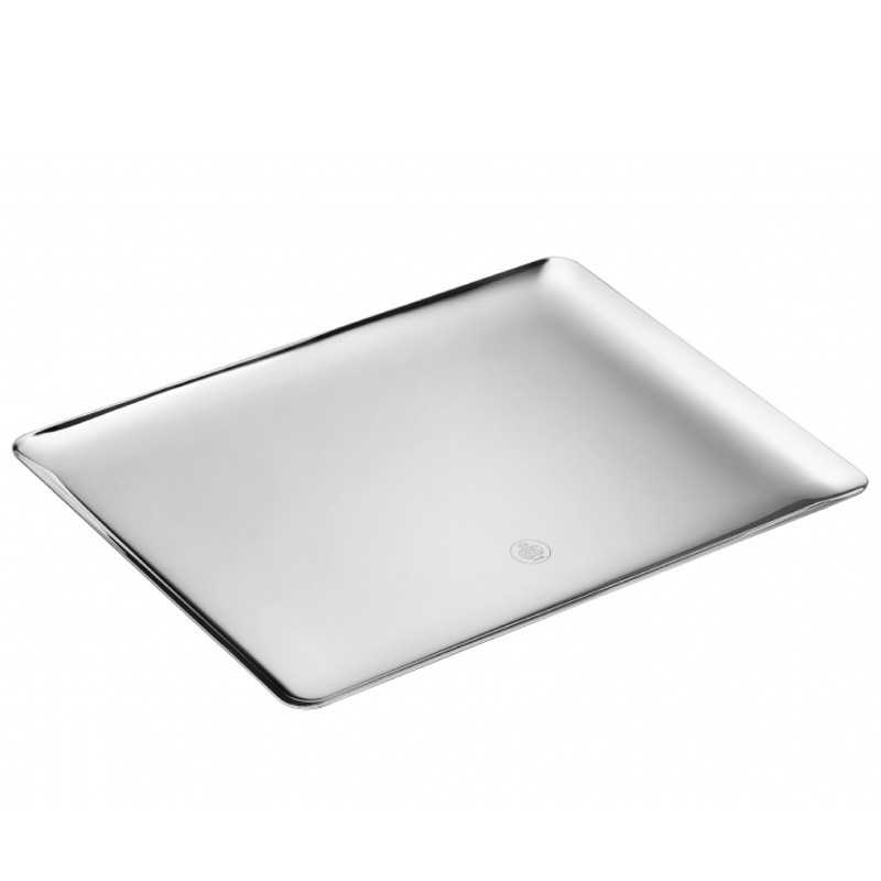 SILVER PLATED RECTANGULAR PLATTER 42X32CM 4103610 SILVER TIME