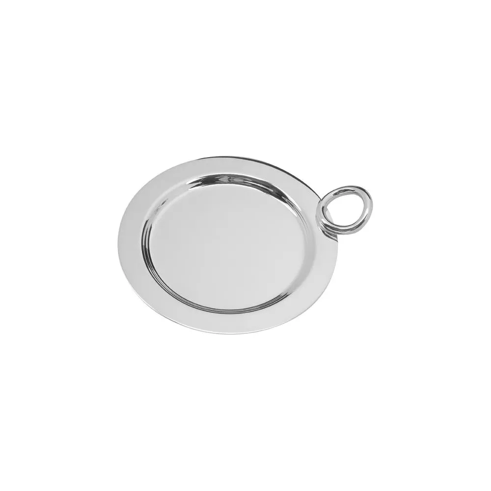 SILVER PALTED BREAD PLATE 15CM 4113916 VERTIGO