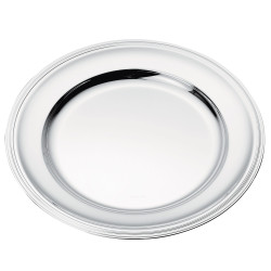 SILVER PLATED ROUND PLATTER...