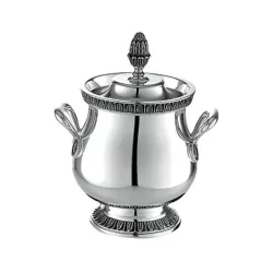 SILVER PLATED SUGAR BOWL...