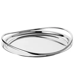 SILVER PLATED ROUND PLATTER...