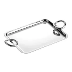 SILVER PLATED RECTANGULAR...