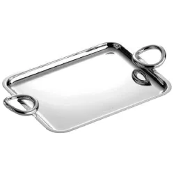 SILVER PLATED RECTANGULAR...
