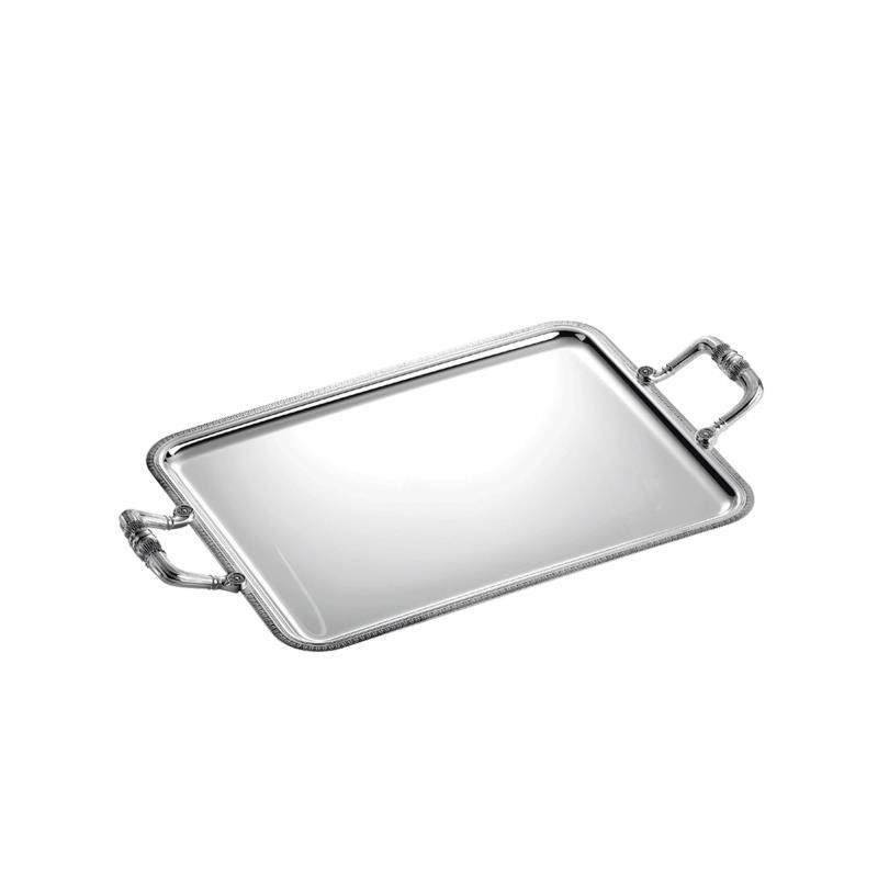 SILVER PLATED RECTANGULAR PLATTER 49X39CM 4202100 MALMAISON