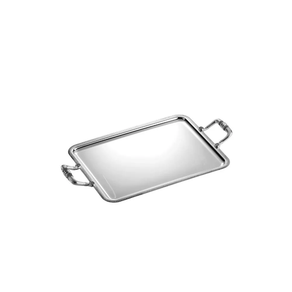 SILVER PLATED RECTANGULAR PLATTER 49X39CM 4202100 MALMAISON
