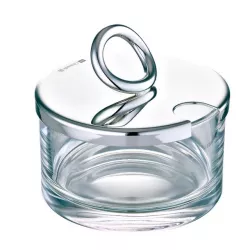 SILVER PLATED CHEESE POT...