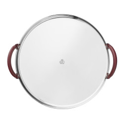 VASSOIO ROTONDO 40 CM, INOX 5900400 MOOD NOMADE