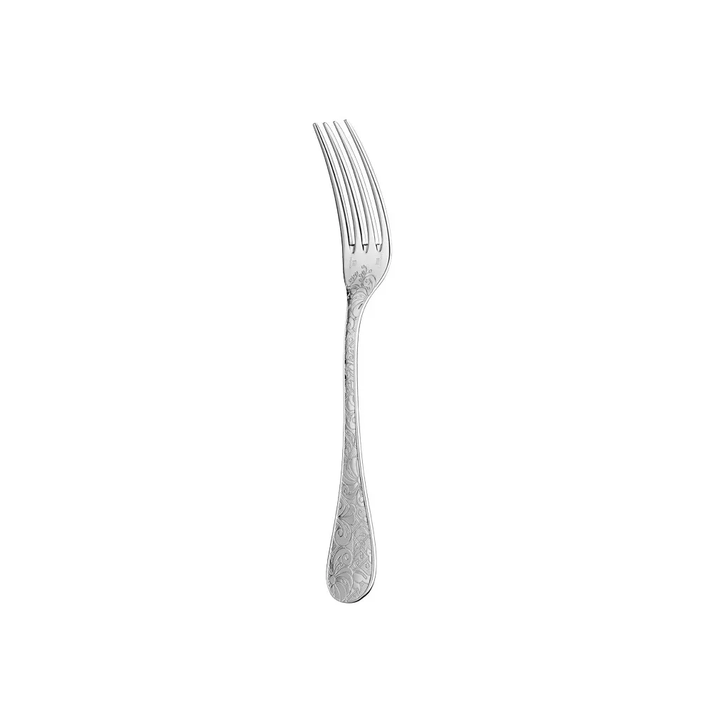 SILVER PLATED DESSERT FORK 0054015 JARDIN D EDEN