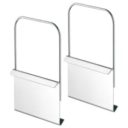 S/2 MANICI INOX X ROSTIERA...