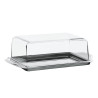 BUTTER DISH 16x10 CM, STAINLESS STEEL 06.0921.6030