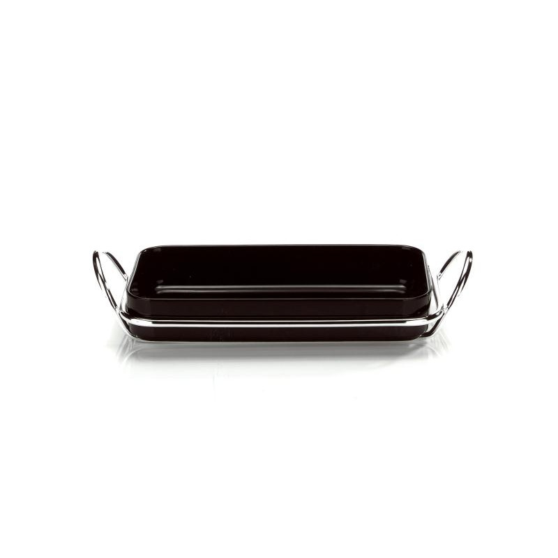 BLACK DISH WITH STAND BHL0133/N