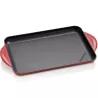 CAST IRON RECTANGULAR GRIDDLE 32 CM – CERISE