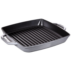 CAST IRON SQUARE GRILL PAN...