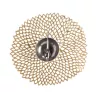 SET 4 ROUND PLACEMATS DAHLIA BRASS 100142-006