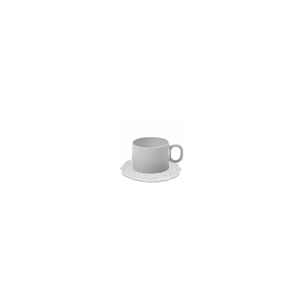 TAZZA TE  C/PIATTO C/RILIEVO DRESSED MW01/78-79