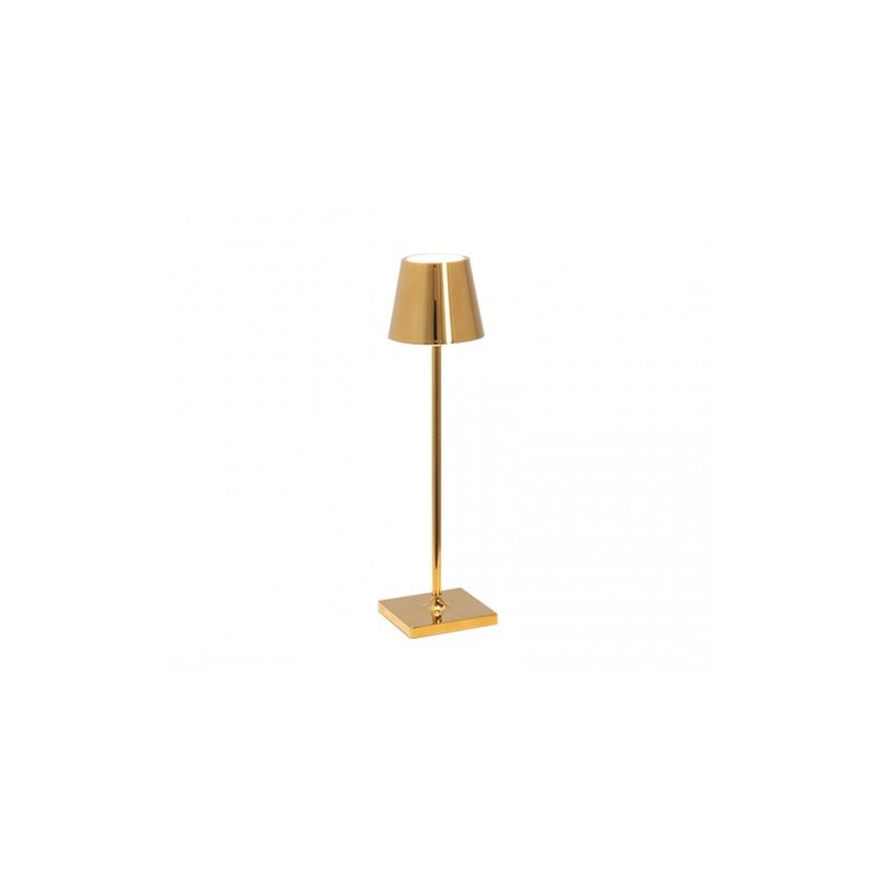 TABLE LAMP, CHROME/GOLD, POLDINA PRO MICRO