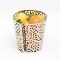 STAINLESS STEEL FRUIT BOWL...