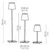 FLOOR AND TABLE LAMP POLDINA XXL