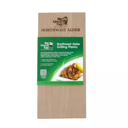 WOODEN GRILLING PLANKS 2 PCS.- ALDER - BIG GREEN EGG