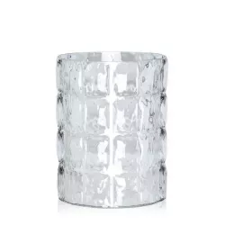 VASE, CRYSTAL MATELLASSE...