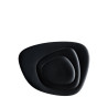 SET OF 3 TRAYS, BLACK, "NAMASTÈ", 1236/09