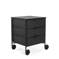 MATT BLACK CONTAINER, 3 DRAWERS, "MOBIL", 2011/L5