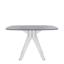 "SIR GIÒ" TABLE, TRANSPARENT / FUMÈ, 3276/16